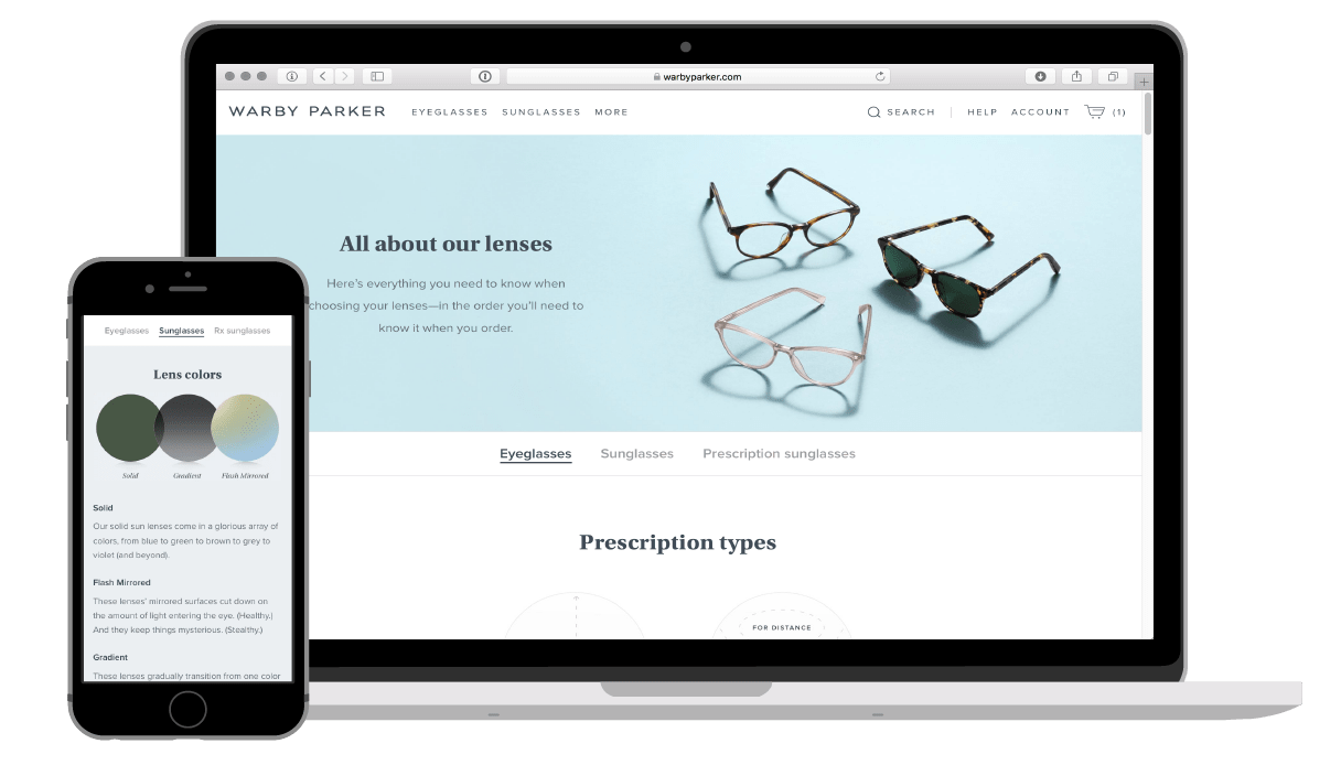 About our lenses landing page